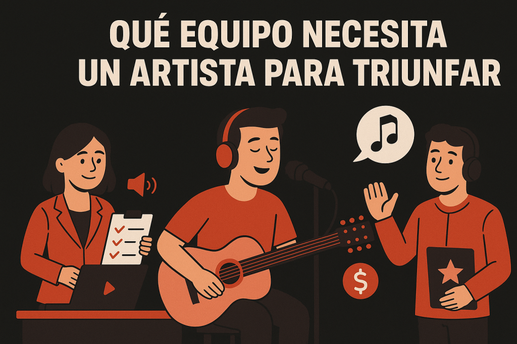 7 Claves del Equipo de Trabajo que Todo Artista Musical Necesita para Triunfar