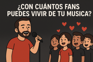 con cuantos fans puedes vivir de la musica